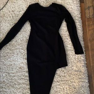 Little Black Dress - Asymmetrical with mesh back